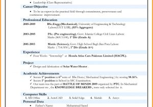 Engineering Resume Model 11 Engineers Resume format Penn Working Papers