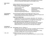 Engineering Resume Summary A Mechanical Engineer Resume Template Gives the Design Of