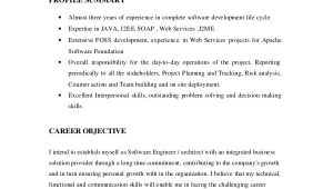 Engineering Resume Summary Sample software Engineer Resume 8 Examples In Word Pdf