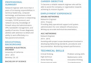 Engineering Resume Templates Word Free Basic Network Engineer Resume and Cv Template In