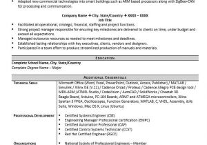 Engineering Resume Tips Engineering Resume Example and 4 Great Tips to Writing One