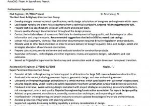 Engineering Resume Writing Service Use Civil Engineer Resume Sample Here