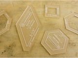 English Paper Piecing Plastic Templates Acrylic Templates for English Paper Piecing