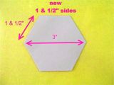 English Paper Piecing Templates Plastic 50 Flexible Plastic Quilting Hexagon Templates Reusable