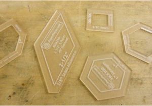 English Paper Piecing Templates Plastic Acrylic Templates for English Paper Piecing