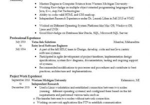 Entry Level software Engineer Resume Entry Level software Engineer Resume Sample Livecareer