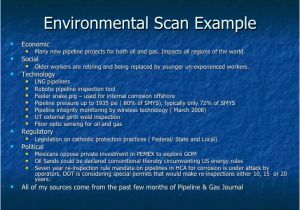 Environmental Scan Template Sustaining Customer Relationships Rev 1