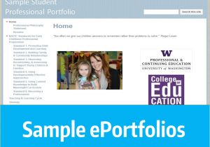 Eportfolio Templates Ecfs Eportfolio Resources College Of Education