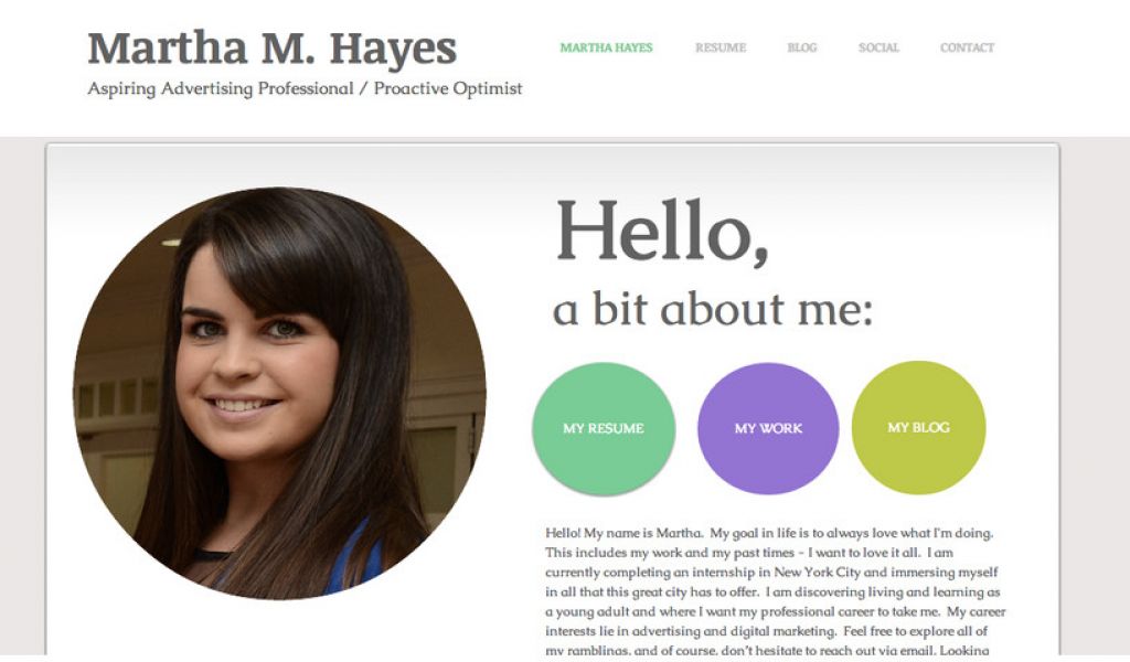 Eportfolio Templates Stellar Examples Of Creative Online Portfolio 