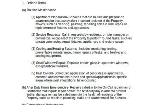 Equipment Maintenance Contract Template Maintenance Agreement Templates 11 Free Word Pdf