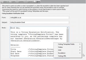 Escalation Email Template Voting Template Escalation Email