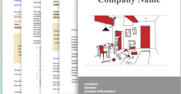 Escape Room Business Plan Template Breakout Room Escape Room Business Plan Sample Pages