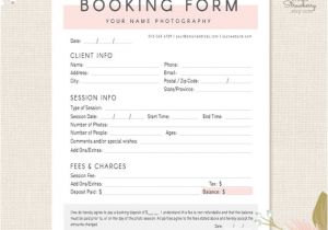 Escort Agency Contract Template Photography forms Client Booking form for Photographer