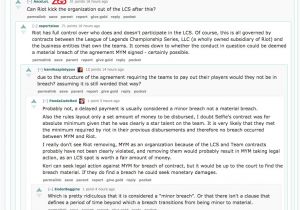 Esports Contract Template League Of Legends Player Tries to Quit Team Manager