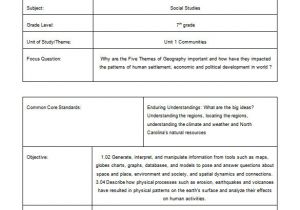 Essential Question Lesson Plan Template 8 Common Core Lesson Plan Template Pdf Doc Free