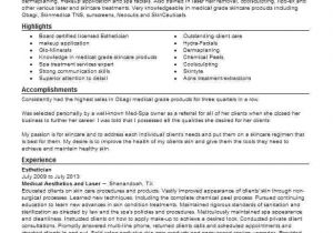 Esthetician Resume Sample Best Esthetician Resume Example Livecareer