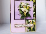 Etsy Thank You Card Wedding Lily Birthday Card 3 D Decoupage Card Floral Card Special Birthday Especially for You Special Day Card Celebrate Your Day