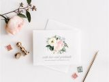 Etsy Thank You Card Wedding Printable Thank You Cards Wedding Template Editable Bridal Shower Wedding Shower Floral Blush Folded Card You Edit In Templett