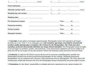 Event Photographer Contract Template Free Wedding Photography Contract forms Flint Photo