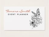 Event Planner Business Cards Templates event Planner Business Card Templates Zazzle