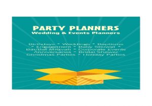 Event Planner Business Cards Templates events Planner organizer Business Card Template