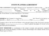 Event Planner Contract Template event Contract Template 23 Word Excel Pdf Documents
