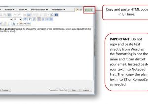 Exacttarget Email Templates Creating Emails In Exacttarget Support Center