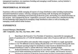 Example Of A Basic Resume Objective Examples Of Resume General Objectives General Resume