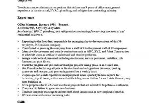 Example Of A Basic Resume Objective Resume Objective Examples 1 Resume Objective Examples