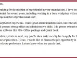 Example Of A Cover Letter for A Receptionist Cover Letter Examples for Receptionist Administrative