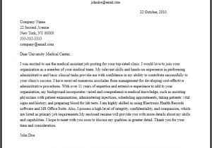 Example Of A Cover Letter for Medical assistant Best Cover Letter for Medical assistant Job