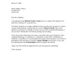 Example Of A Cover Letter when Applying for A Job Cover Letter Example for Job Application Cover Letter