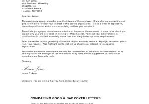 Example Of A Written Cover Letter Example Of Well Written Cover Letter