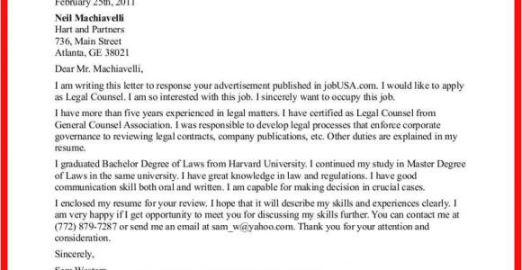 Example Of A Written Cover Letter Pre Written Cover Letter Apa Example