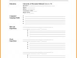 Example Of Blank Applicant Resume 7 Example Of Blank Resume Cains Cause