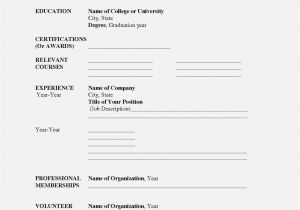 Example Of Blank Applicant Resume the History Of Fill In the the Invoice and Resume Template
