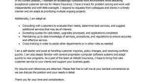 Example Of Cover Letter for Customer Service Representative Leading Professional Customer Service Representative Cover