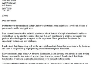 Example Of Cover Letter for Supervisor Position Cover Letter for Supervisor Position Resume Badak