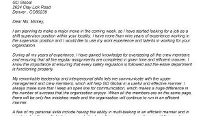 Example Of Cover Letter for Supervisor Position Cover Letter for Supervisor Position Resume Badak