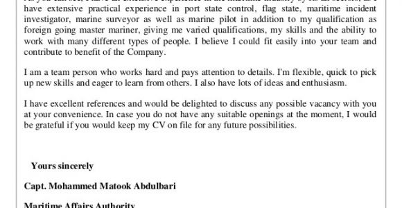 Example Of Covering Letter to Go with Cv Mohammed Matook Cover Letter Cv
