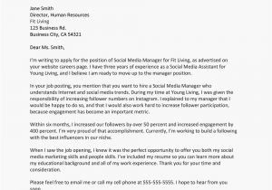 Example Of Email Cover Letter to Job Application Free Cover Letter Examples and Writing Tips