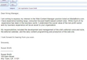 Example Of Email Cover Letter to Job Application Get formatting Tips for Composing A Job Winning Cover