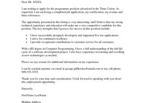 Example Of Email Cover Letter to Job Application Job Application Cover Letter Example Resumes Job
