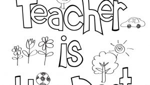 Example Of Teachers Day Card Teacher Appreciation Coloring Sheet with Images Teacher