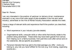 Examples Of A Covering Letter for A Job Application Samples Of Cover Letter for Job Applications
