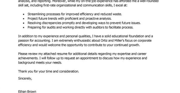 Examples Of Cover Letters for Accounting Positions Best Accountant Cover Letter Examples Livecareer