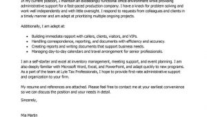 Examples Of Cover Letters for Admin Jobs Best Administrative assistant Cover Letter Examples