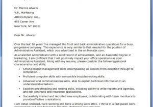 Examples Of Cover Letters for Administrative assistants Medical Administrative assistant Cover Letter Examples
