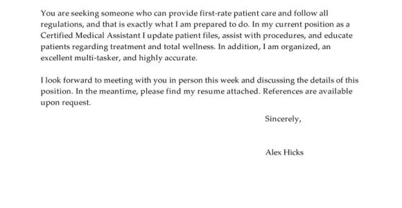 Examples Of Cover Letters for Healthcare Jobs Best Healthcare Cover Letter Examples Livecareer