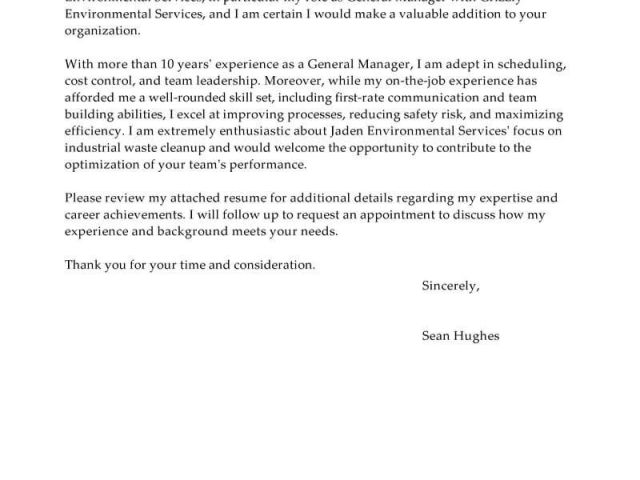 Examples Of Cover Letters For Management Positions Best General Manager   Examples Of Cover Letters For Management Positions Best General Manager Cover Letter Examples Livecareer Of Examples Of Cover Letters For Management Positions 640x480 